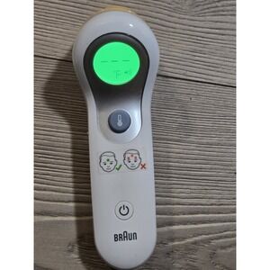 Braun NTF3000 No-Touch Forehead Digital Thermometer *Tested*Works!